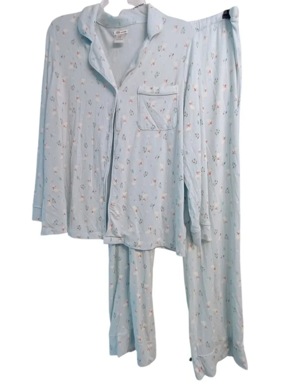 Pajamas, soft pajamas, long sleeve pajama comfortable sleepwear. - Picture 7 of 8